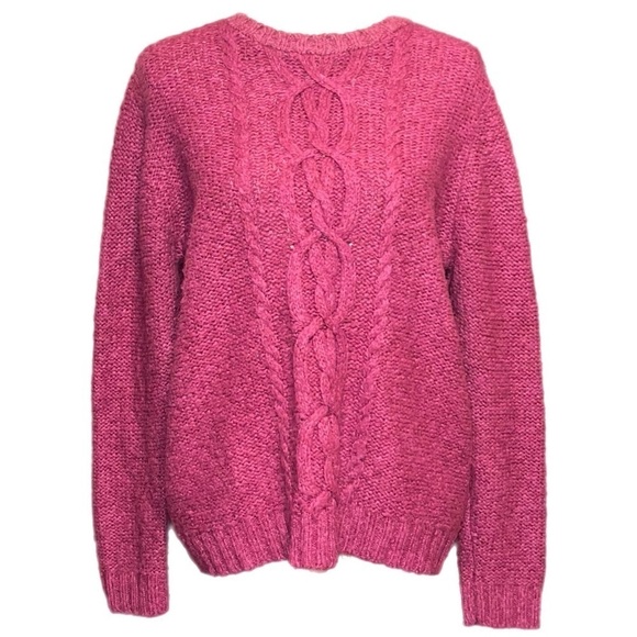 Cherokee - Vintage Acrylic and Wool Blend Cable Knit Sweater - Size XL - Picture 6 of 6